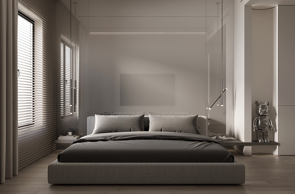 80平 现代简约空间设计-16