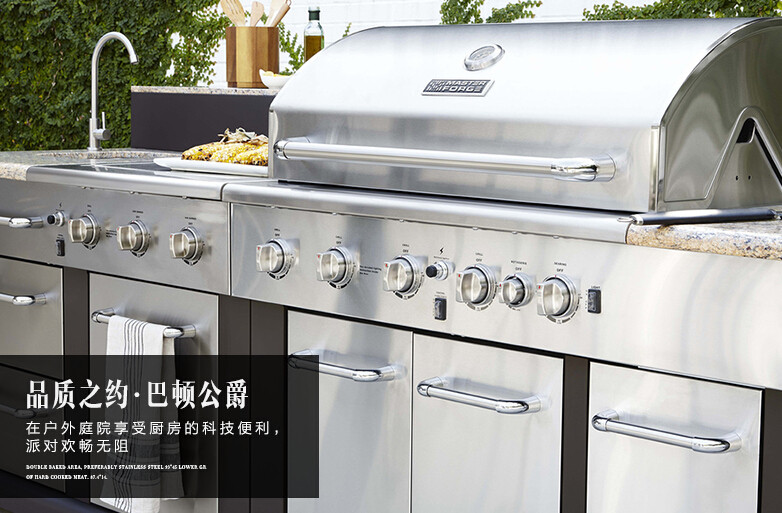 巴顿公爵庭院别墅烤炉 | 欧式简约之美的巅峰之作-2