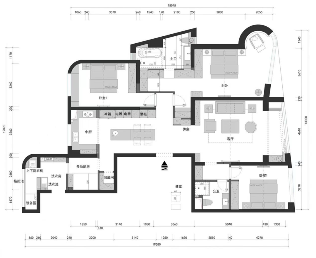 厦门金都海尚国际简约住宅设计丨中国厦门丨厦门高峯汇装饰-56