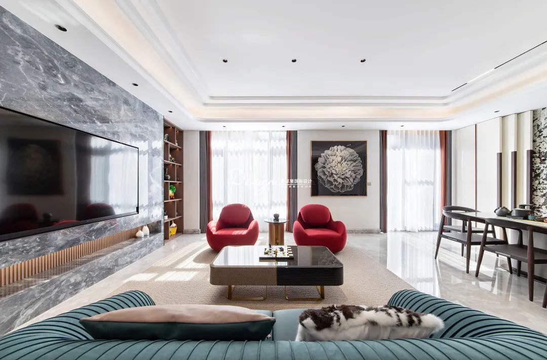 昆明·天璟湾现代轻奢别墅设计丨中国昆明丨紫苹果装饰(昆明)分公司-56