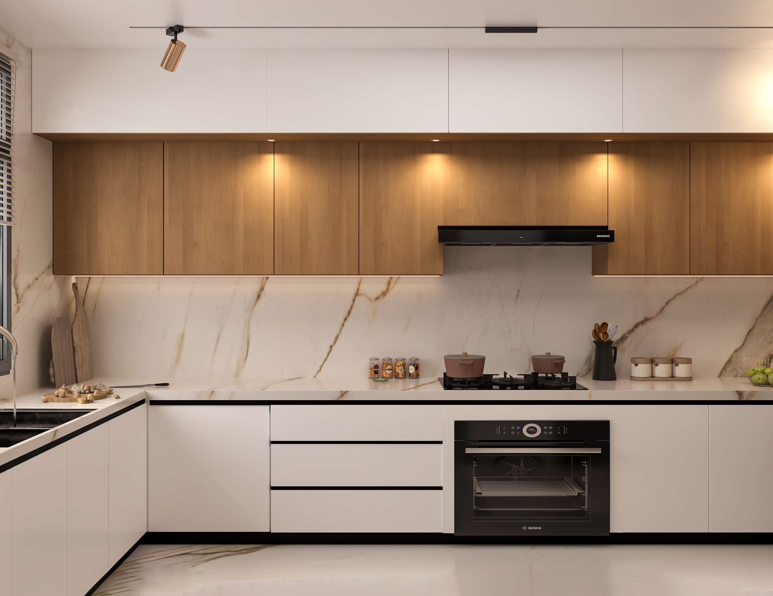 Modern Warmth Kitchen | Elegant Functional Living-2