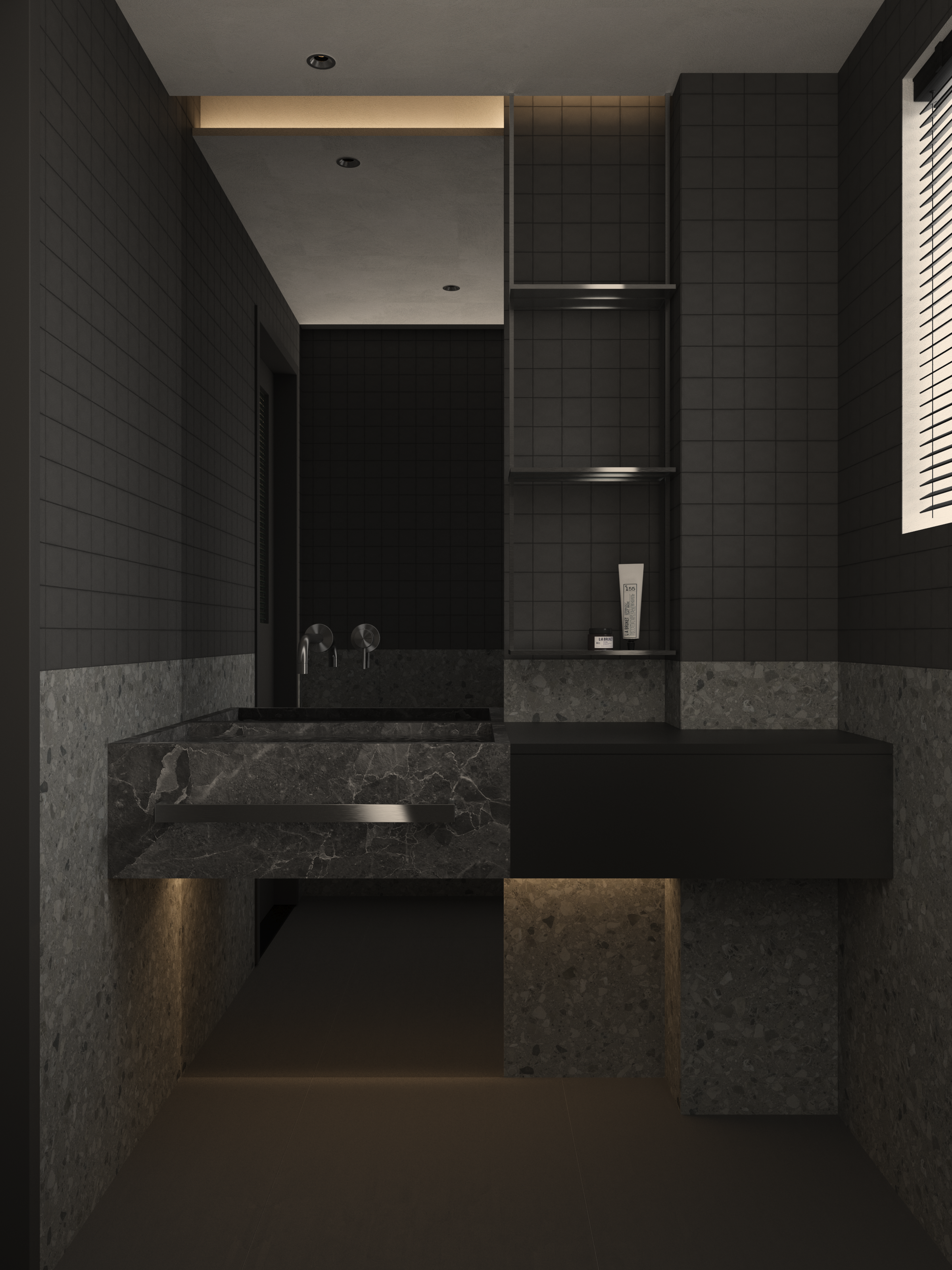 工业风男生公寓设计-7