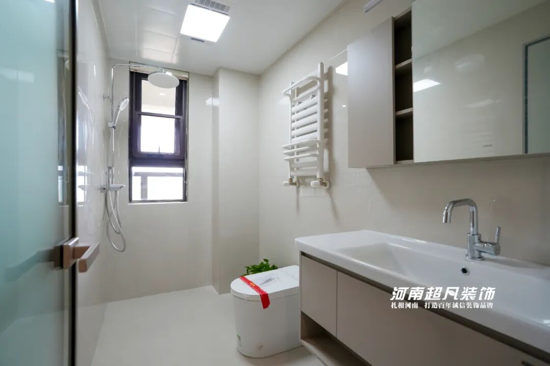 完工首发丨二七区名门橙邦·悦橙苑，124平现代风格，色彩纯粹简约大气-144