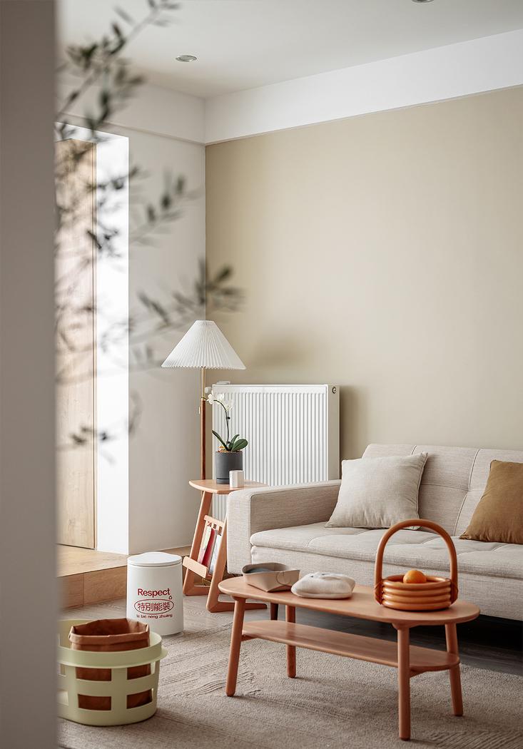 温暖秋日之家 · 二手房高饱和墙绘改造-32