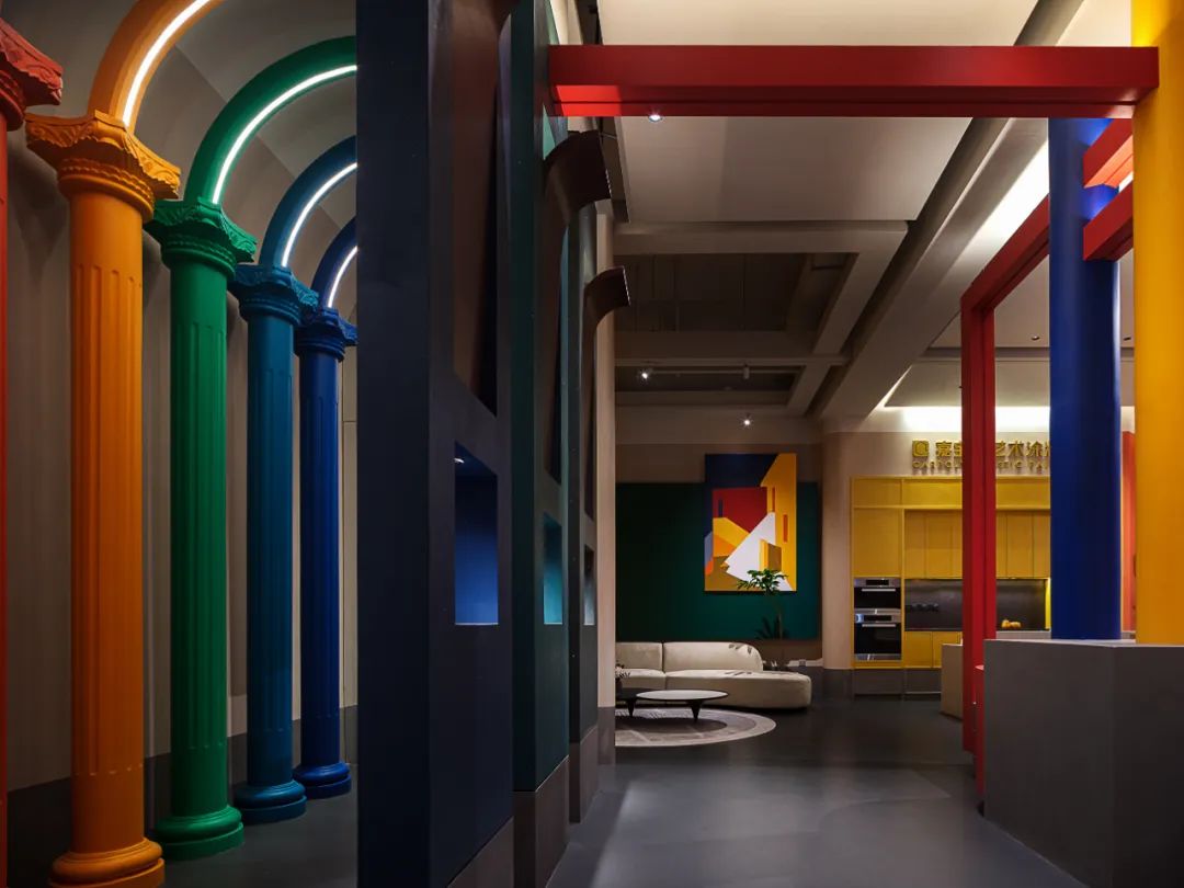 嘉宝莉艺术涂料展厅设计丨中国武汉丨张天-50