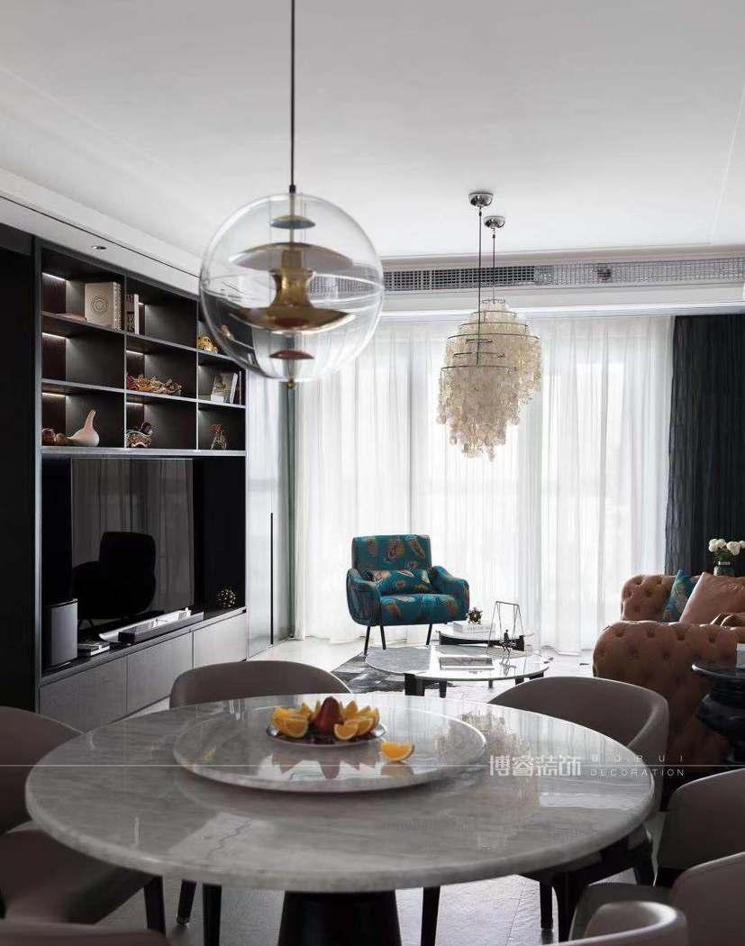 博睿设计 | 平层混搭,156m²邂逅浪漫时光-2