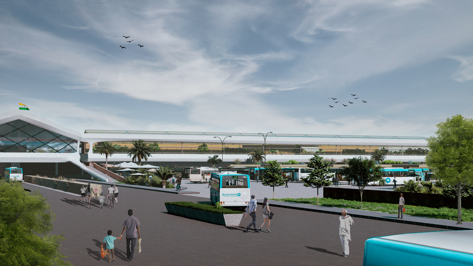 韦拉勒尔公交总站丨印度哥印拜陀-18