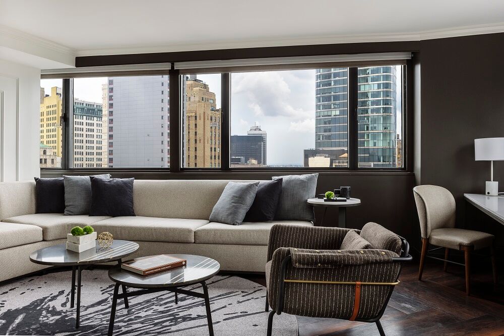 纽约万豪酒店室内设计丨美国纽约丨Sawyer & Company-3