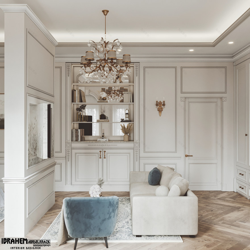 豪华卧室设计丨IBRAHIM ABDELRAZK-3