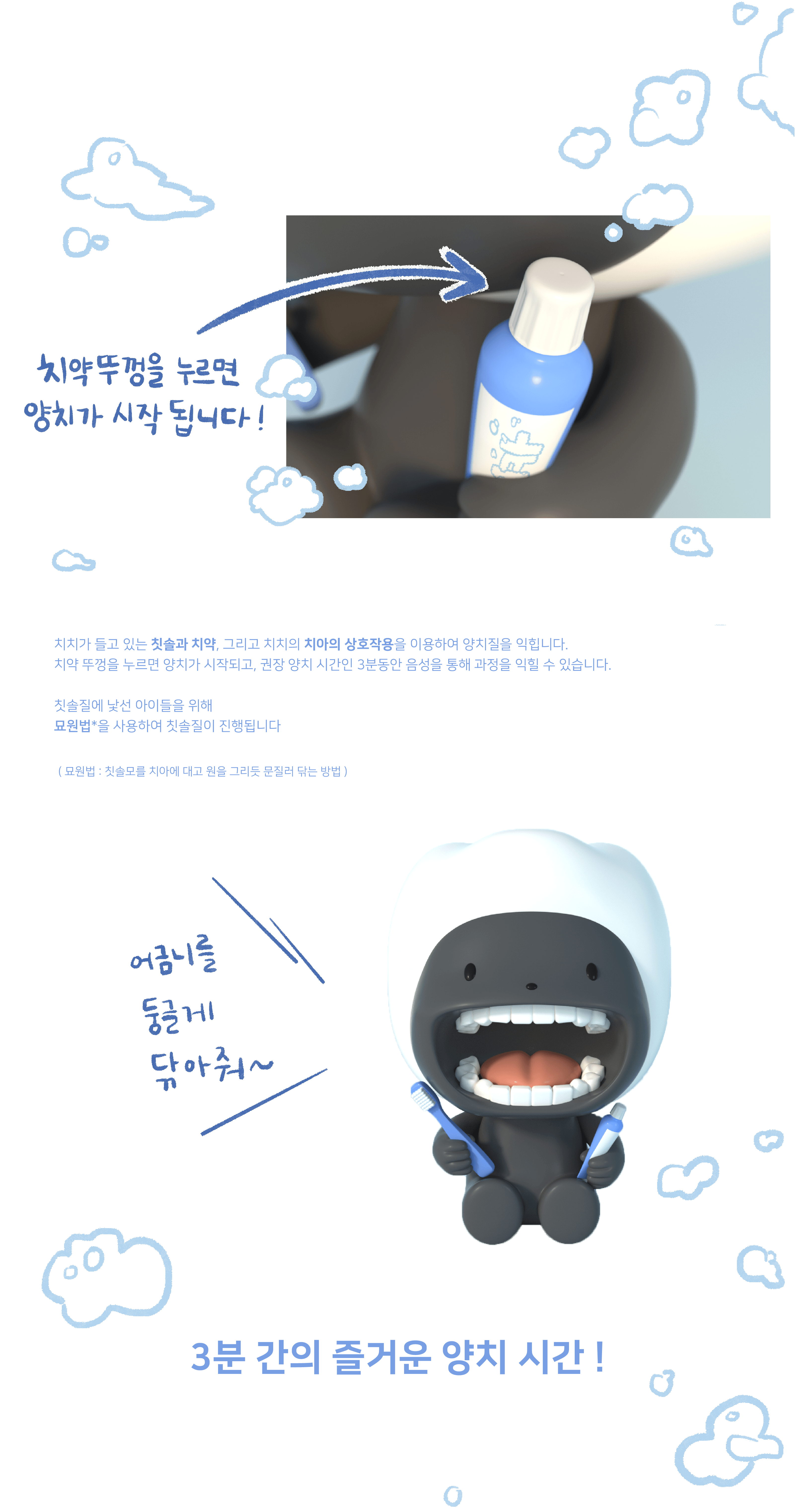 치카치카  儿童正确刷牙习惯的玩具-3