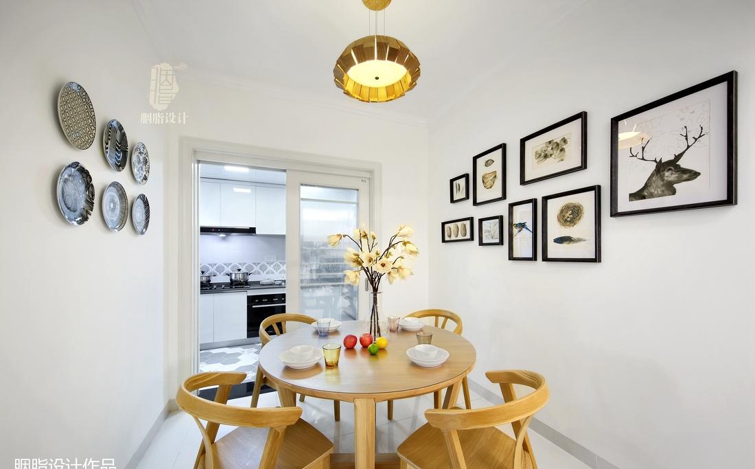 北欧风家装设计，原木元素与色彩搭配的清新之作-13