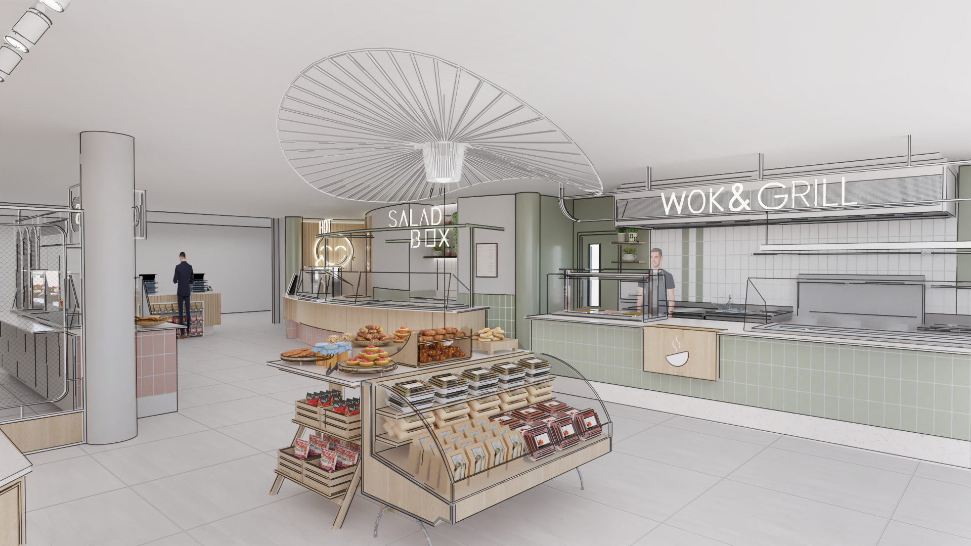 PWC 6th Floor Staff Restaurant, Seating Area & Lounges-8