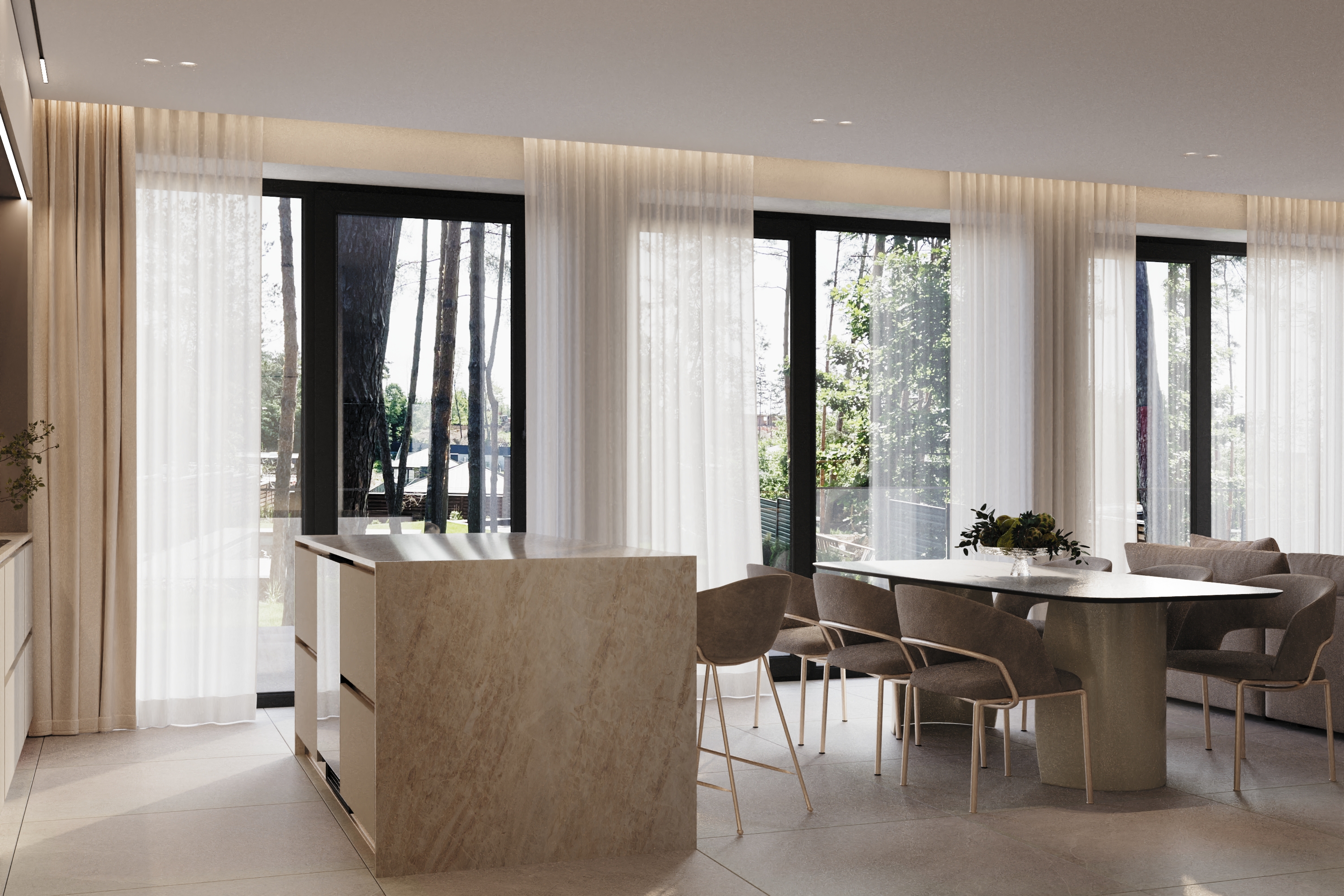 House Hodosivka | Modern Residential Interior-1