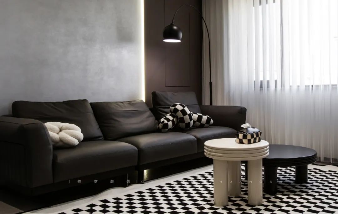 黑白灰的纯粹美学 · 常山桑园小区现代简约家居设计丨许亚彬-27