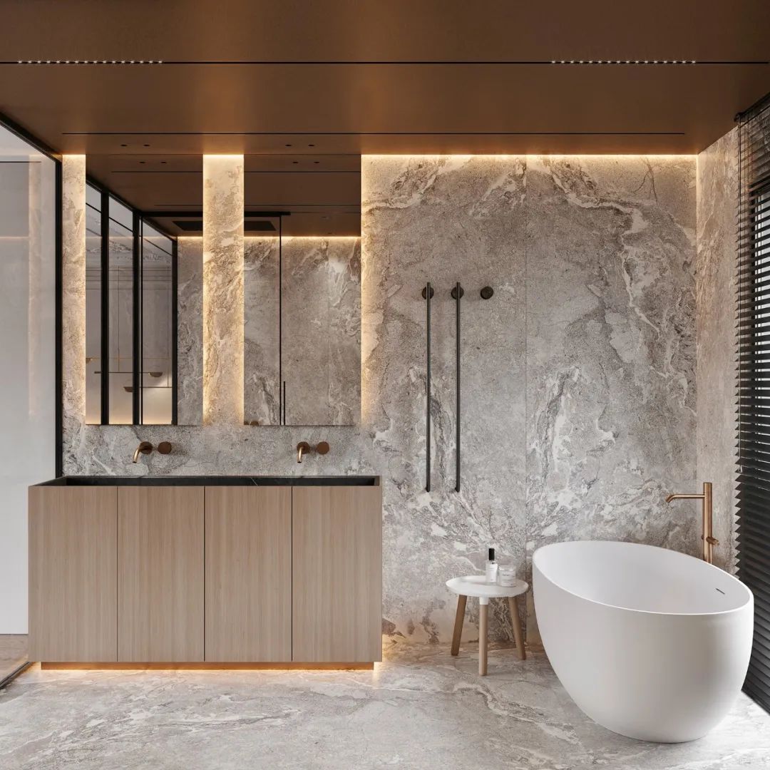 巴塞罗那现代轻法式住宅丨西班牙巴塞罗那丨Alex Tolkachev-29