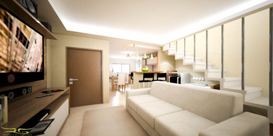 巴西五米宽小屋的玻璃幕墙设计-15