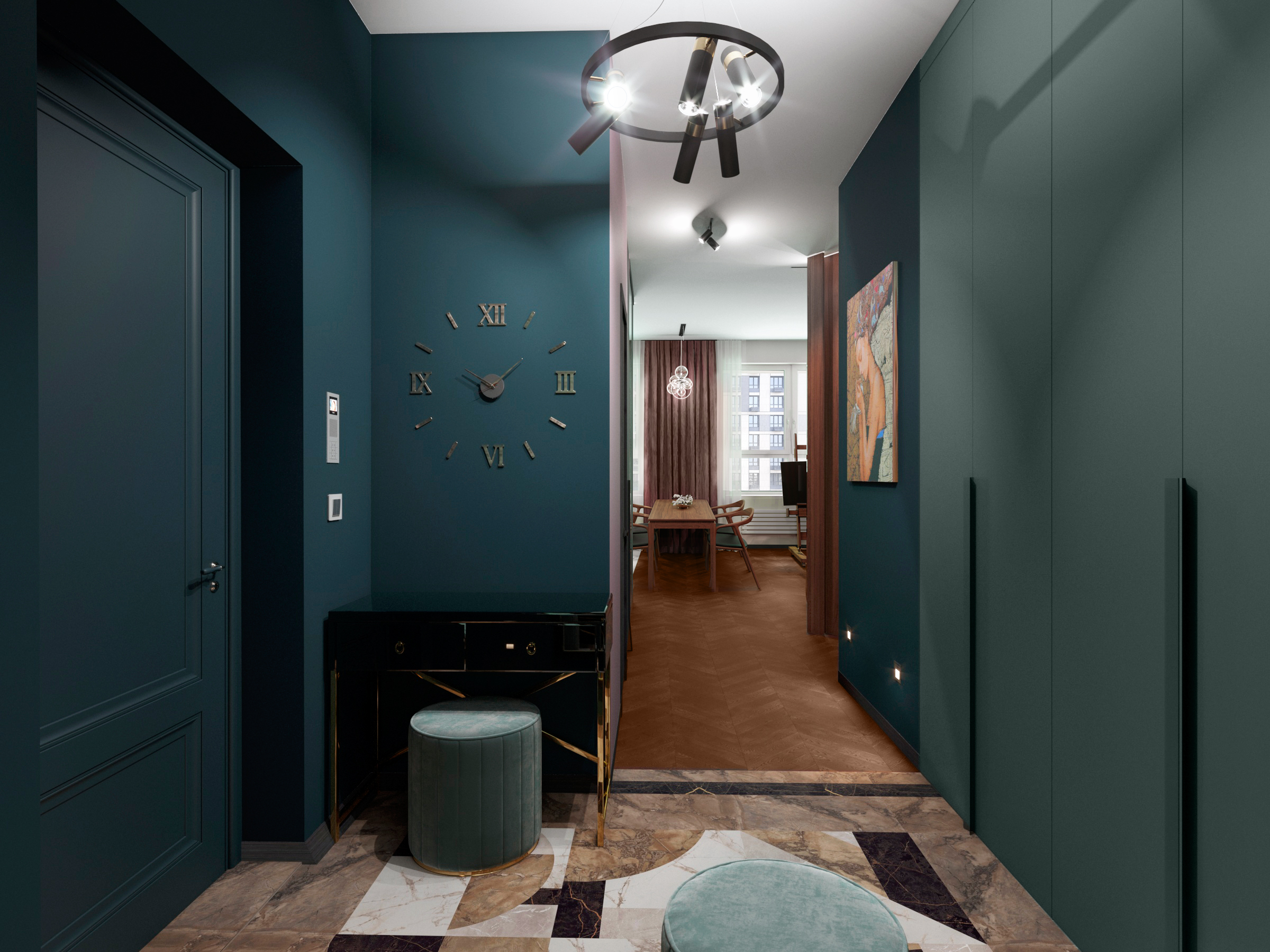 三室公寓室内设计-5