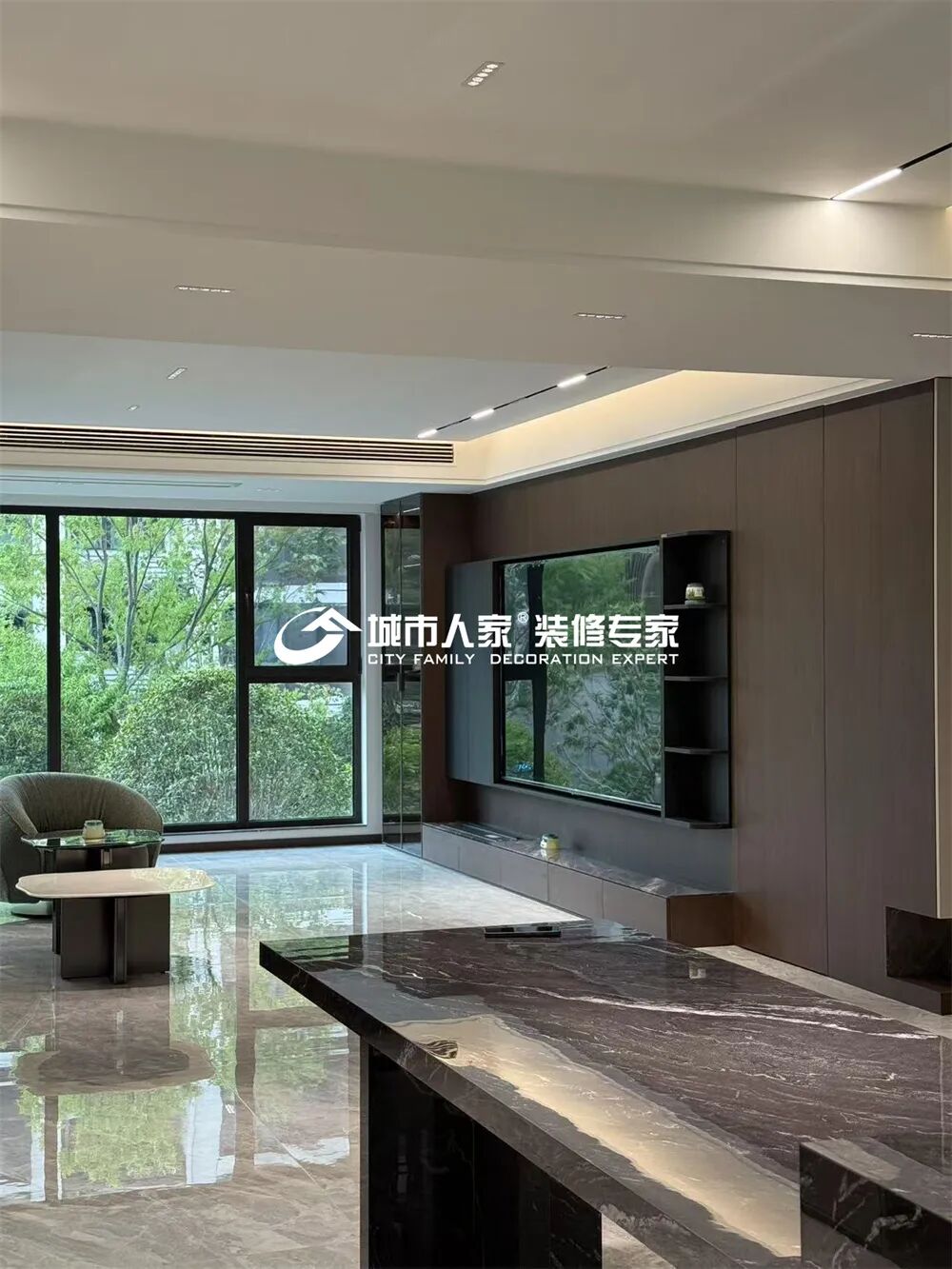 【完工实景】鸿鑫尚景192㎡|现代轻奢风，于简约处，雕刻时光的质感！-13