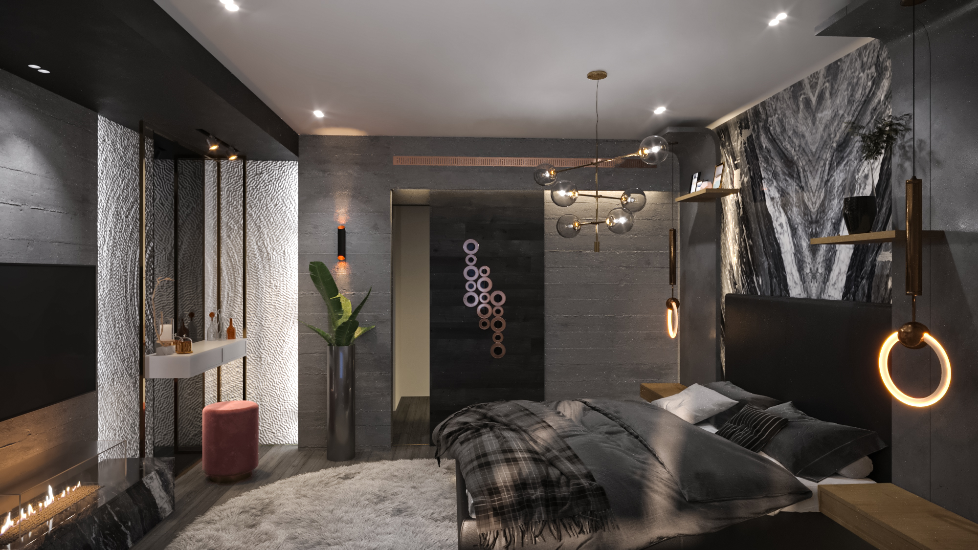 海德公园山景别墅丨埃及开罗丨Atrium Design  Ahmed Rabie-55