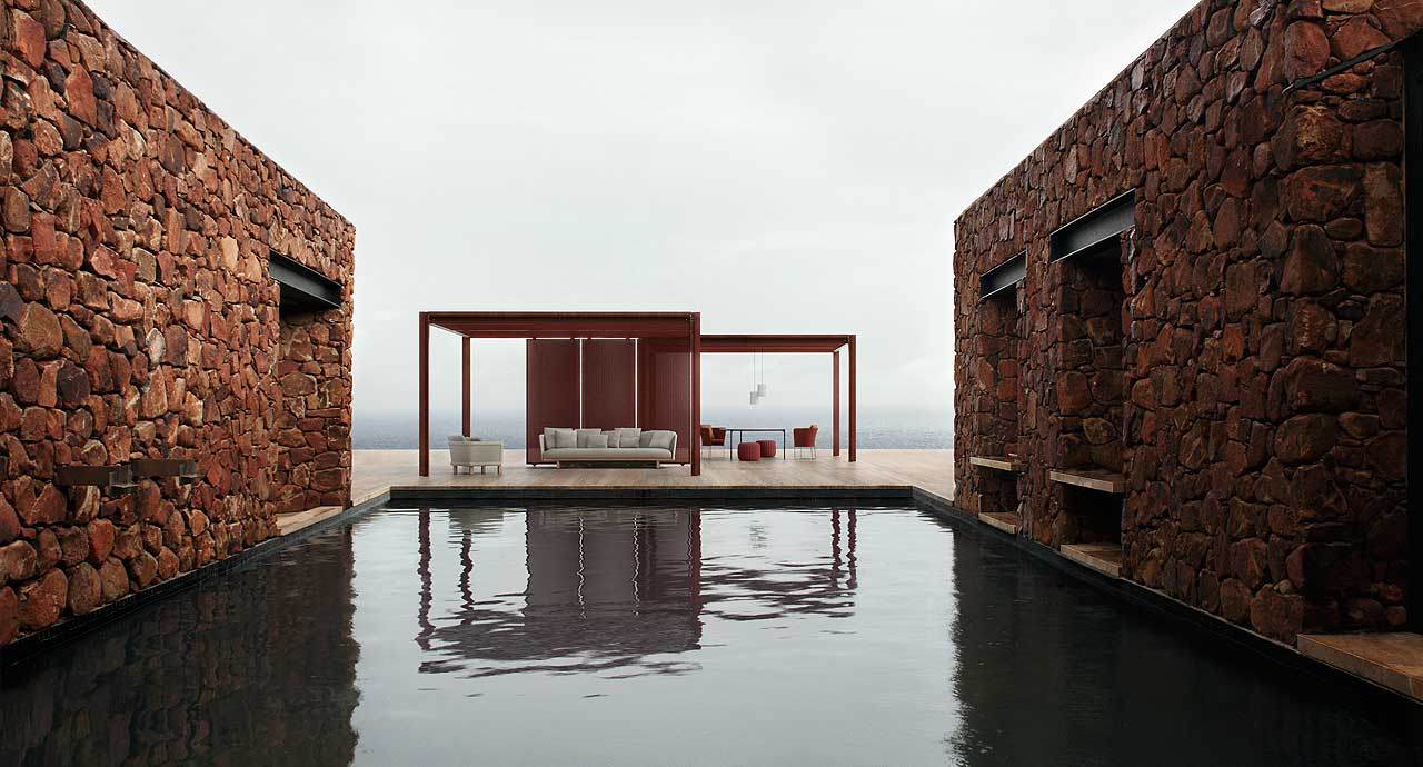 Struttura architettonica Cabanne - Paola Lenti - Outdoor-5