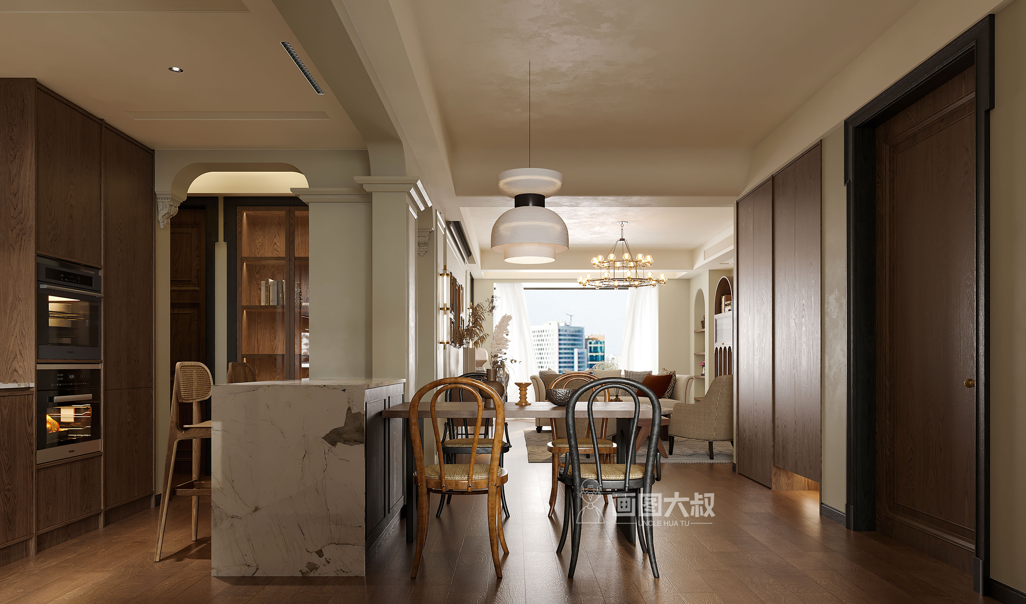 复古风效果图表现-5