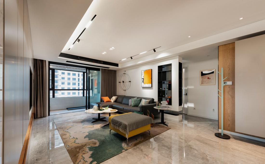 现代简约大平层，亲子共享空间设计-8