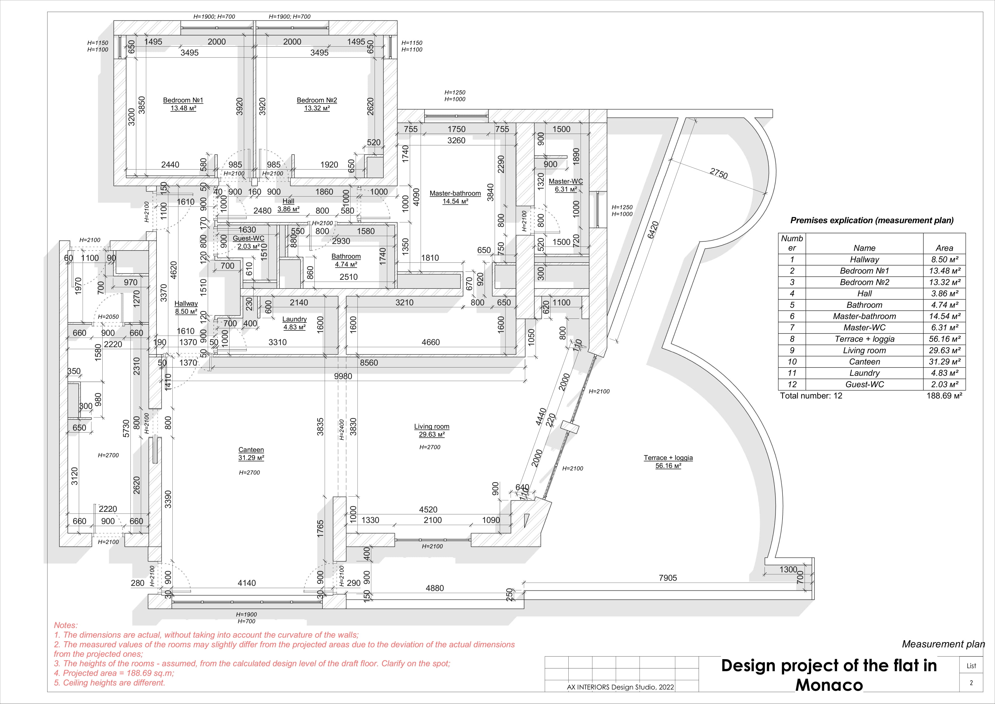 Drawings of Monaco apartment-1