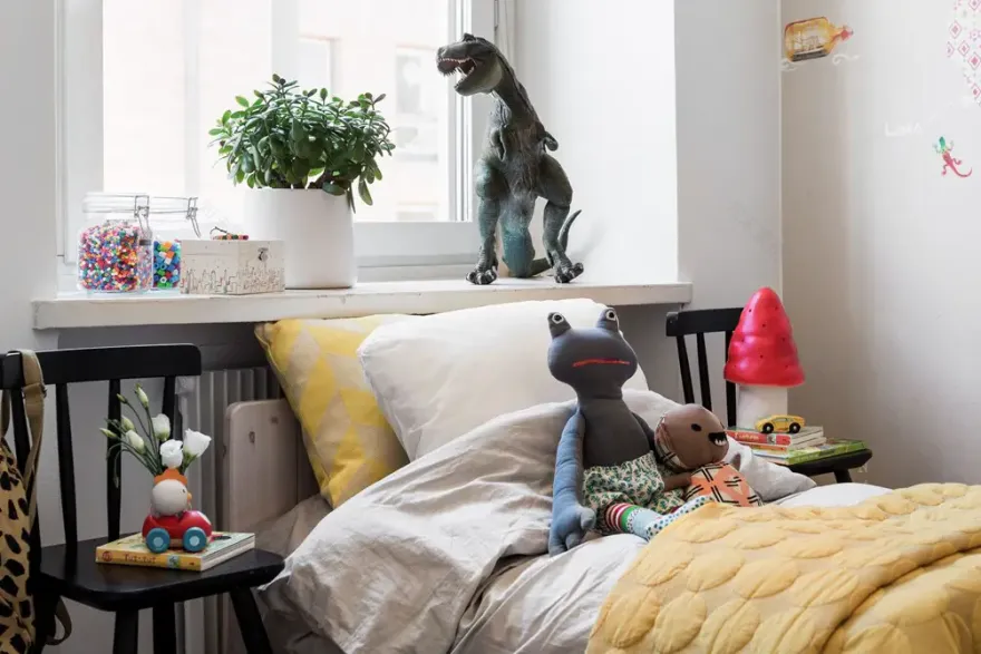 砖拱卧室的活力黄 | 打破中性空间的完美平衡-13