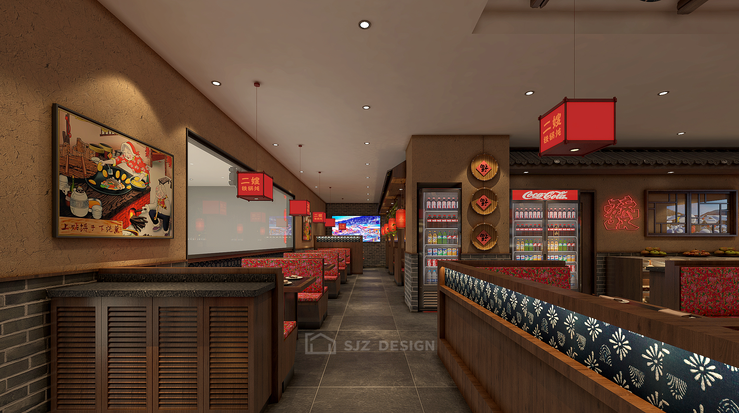 北京二嫂铁锅炖丨中国北京丨孙金甄（北京）室内建筑设计有限公司-24