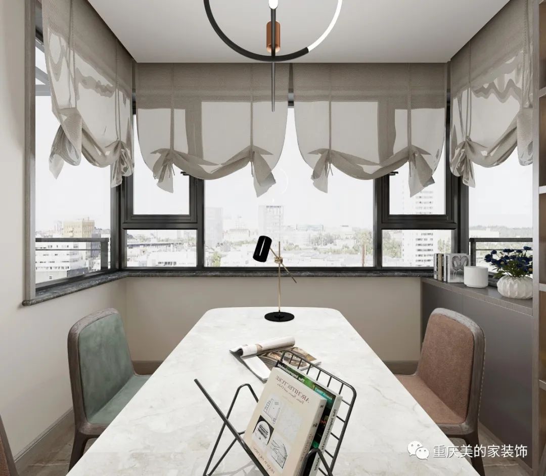 200㎡五口之家,现代简约轻奢生活-49