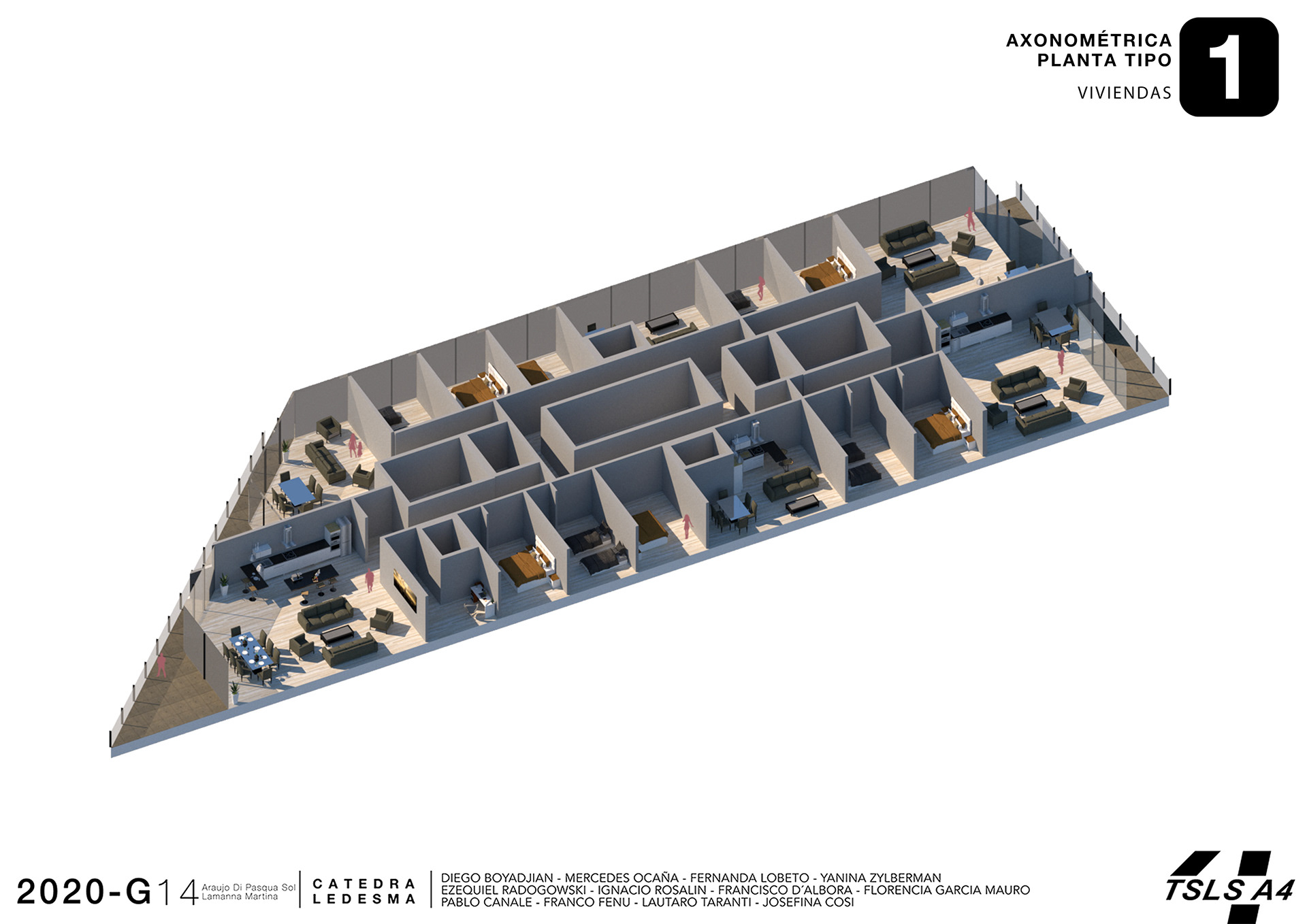 Proyecto Académico A4 | Escuela Arte + Torre Viviendas-14