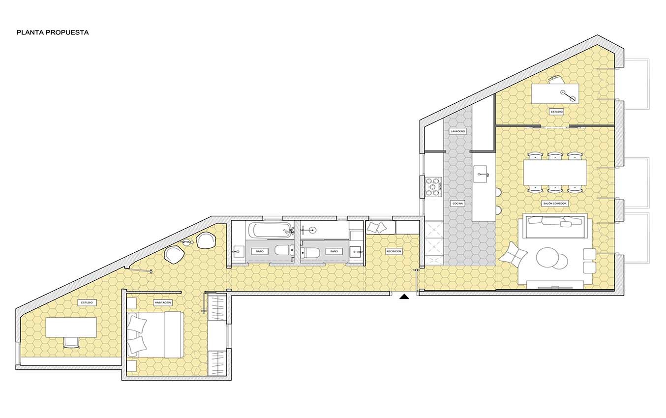色彩鲜明的现代改造 · 巴西黄房子-19