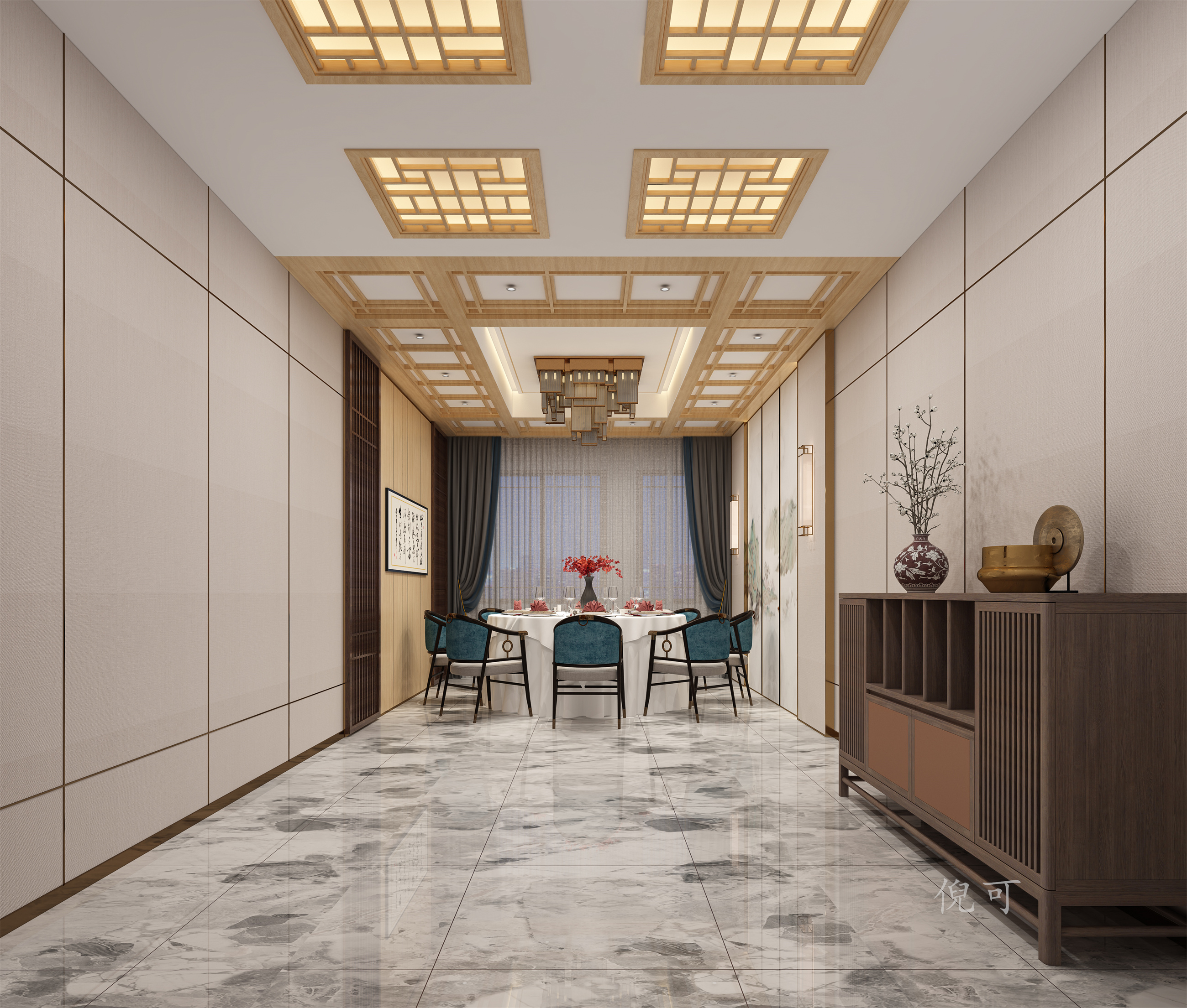 餐厅设计|三餐四季的时光，闹市中品味生活-5