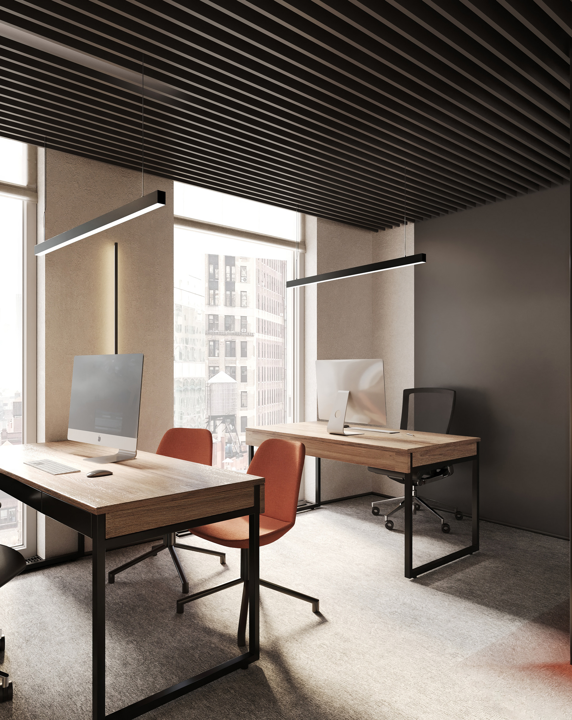 办公空间内饰，爱格（品牌名，推测EGGER一般指爱格品牌，该品牌在建材如板材领域较知名）-15