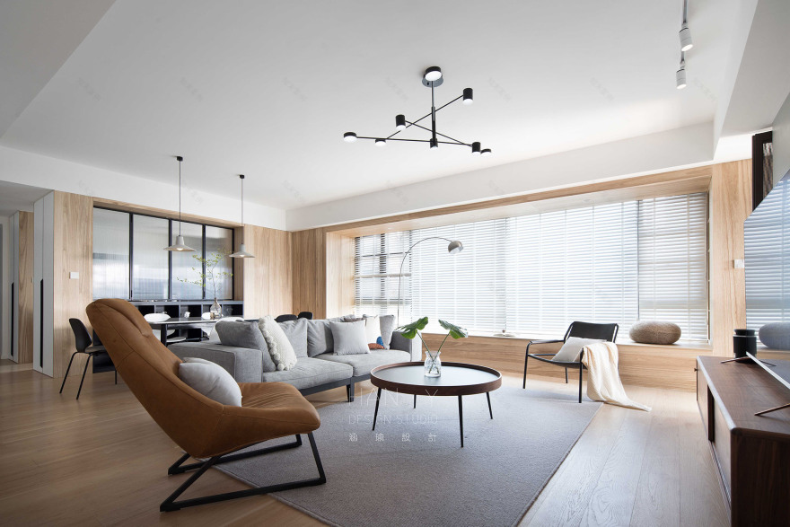 香山美墅果岭 185㎡原木家居,三代同堂的自然生活-9