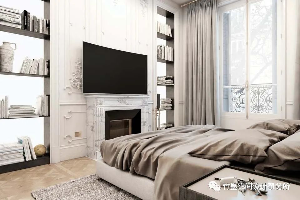 优雅轻奢的私宅设计丨竹墨空间设计事务所-25