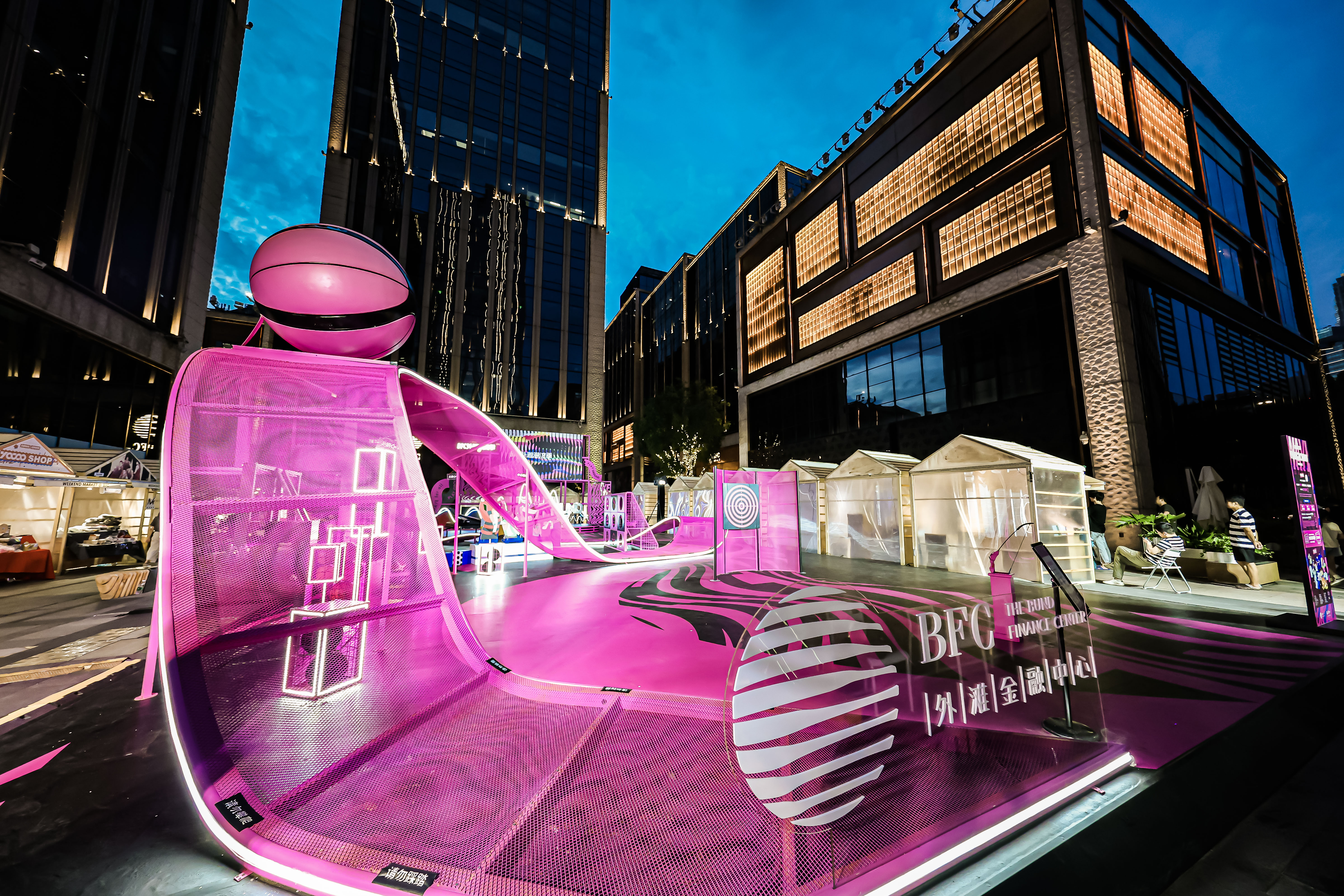 BFC外滩潮流季之粉色游乐场丨圣德创意O.U.R Studio.-27