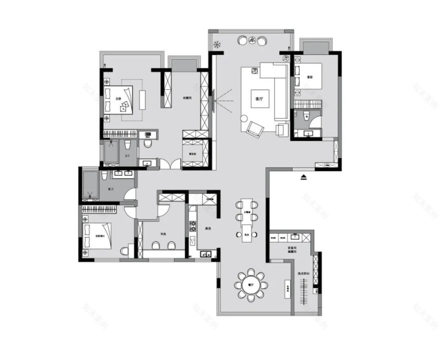 盛世新天地 · 崔少东设计师的 300㎡私人住宅全案 EPC丨中国洛阳丨洛阳市洛龙区无间空间设计工作室-16