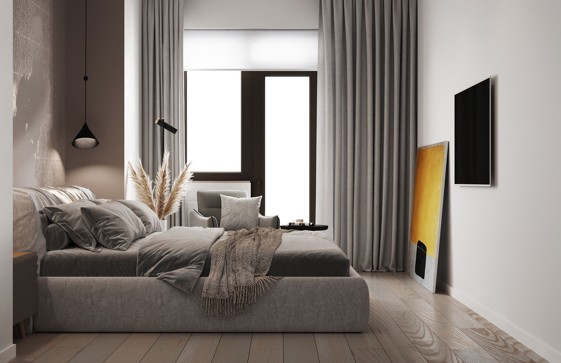 乌克兰85㎡简约风公寓设计-22