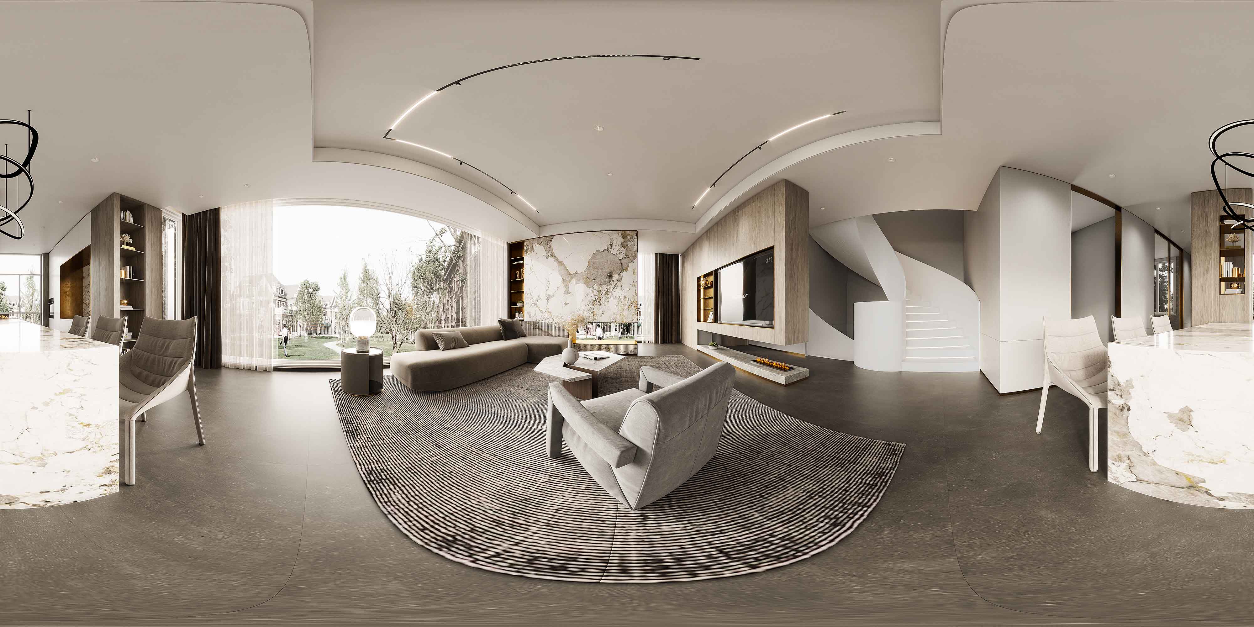 现代空间，演绎极简低奢的时尚美学                     -0