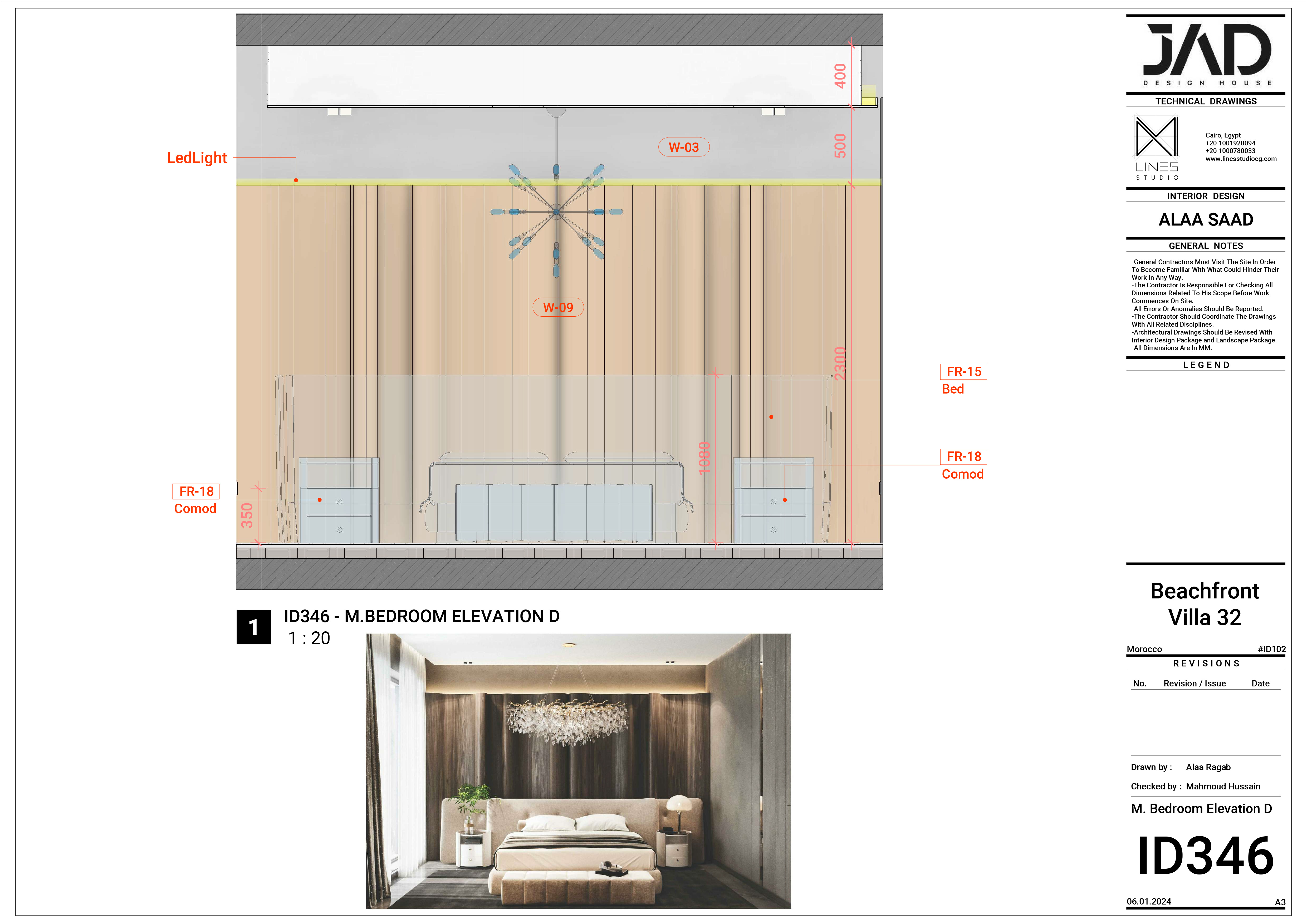 摩洛哥海滨别墅 B32 室内设计丨LINES Studio-9