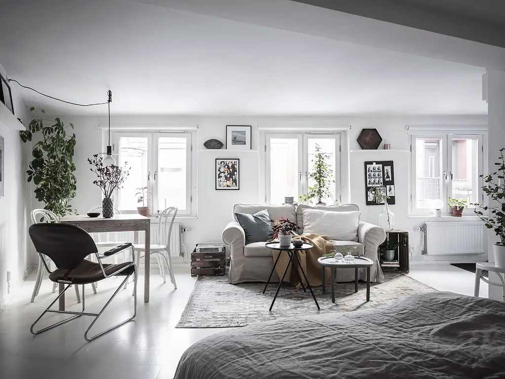 极简一居室,舒适宜居的 36 平米空间-4