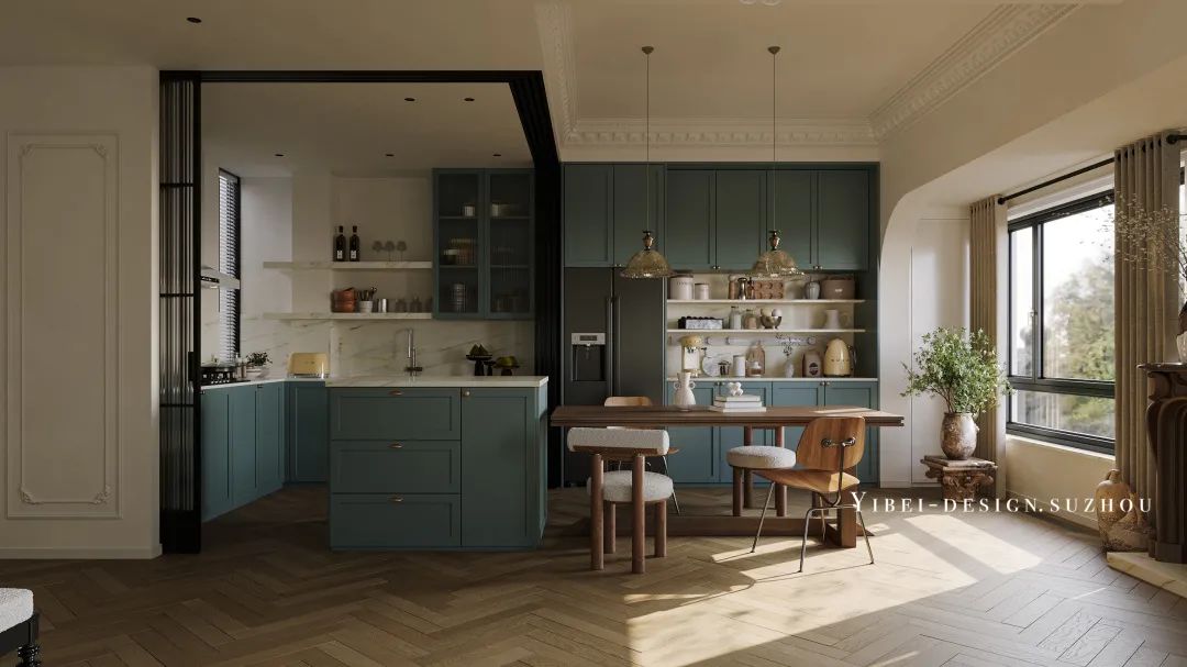 法式复古梦宅丨中国苏州丨一贝设计-18