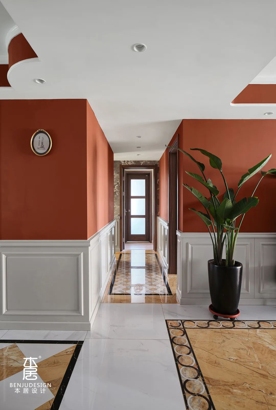 石家庄碧桂园复古混搭风精装房改造丨中国石家庄丨本居设计-44