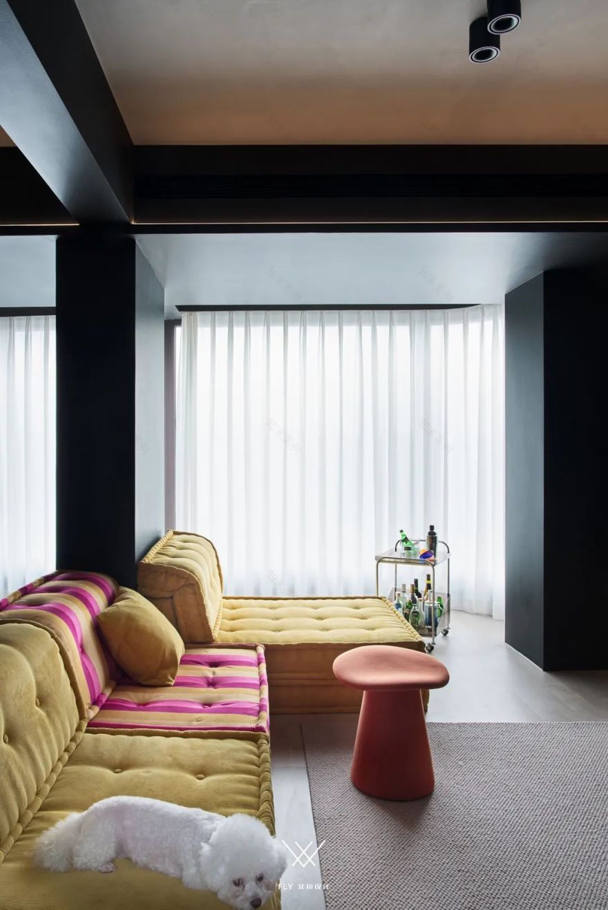 黑镜·颜色 · 极简家居艺术设计丨中国杭州丨菲拉设计-14