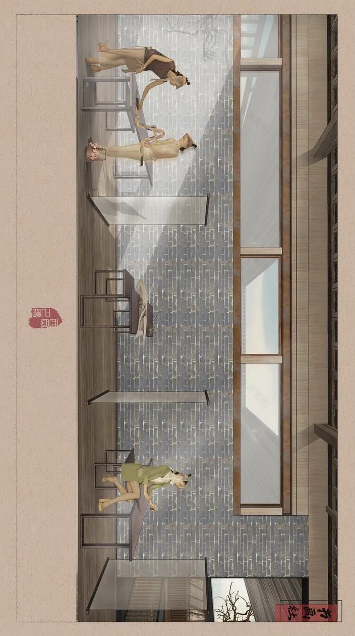 游源》设计作品 | 设计篇-- 第伍卷 | 八景设计之西岗夕阳,佛堂反照《终-37