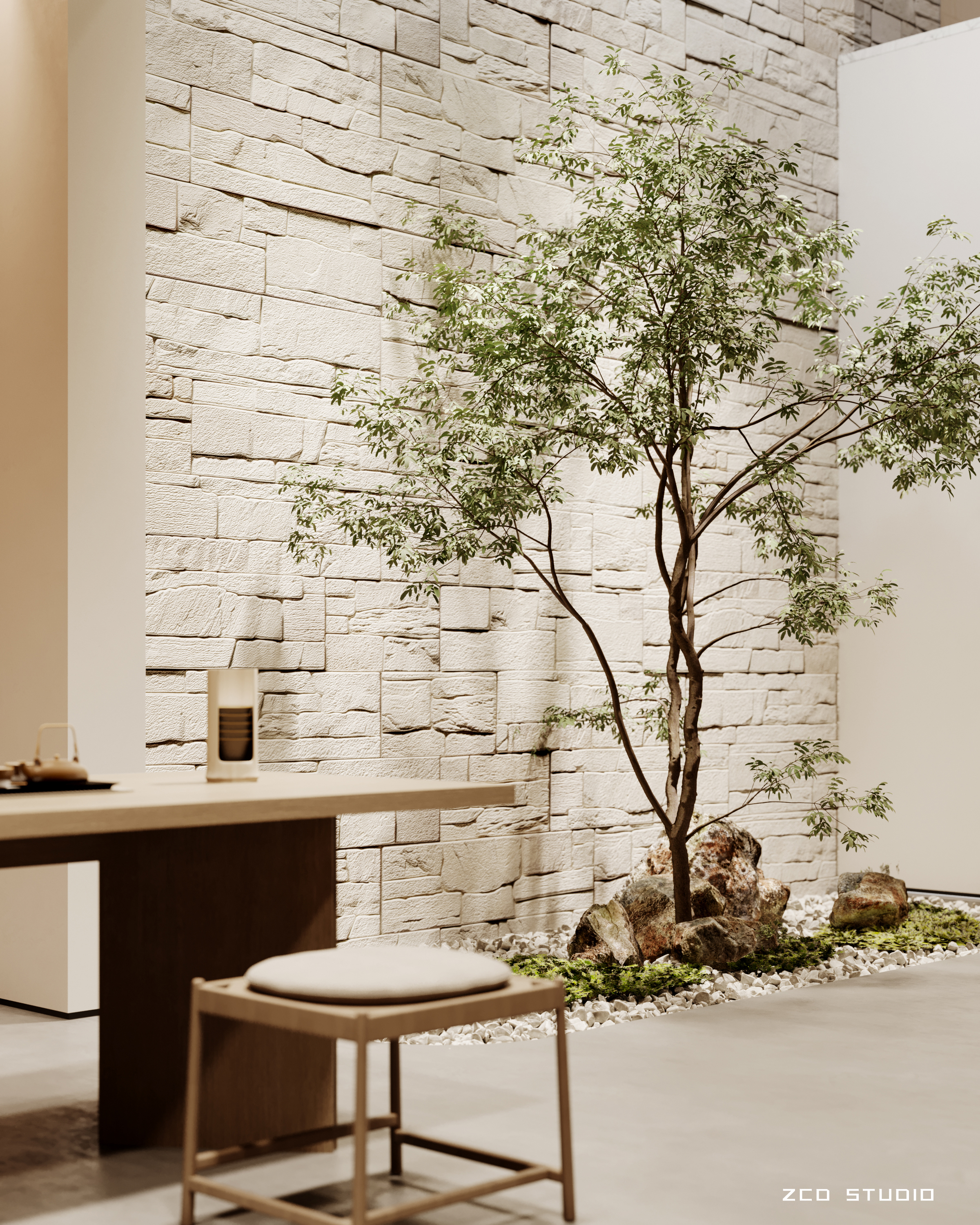 融合自然元素的 3Dmax CR5.2 室内设计案例-25