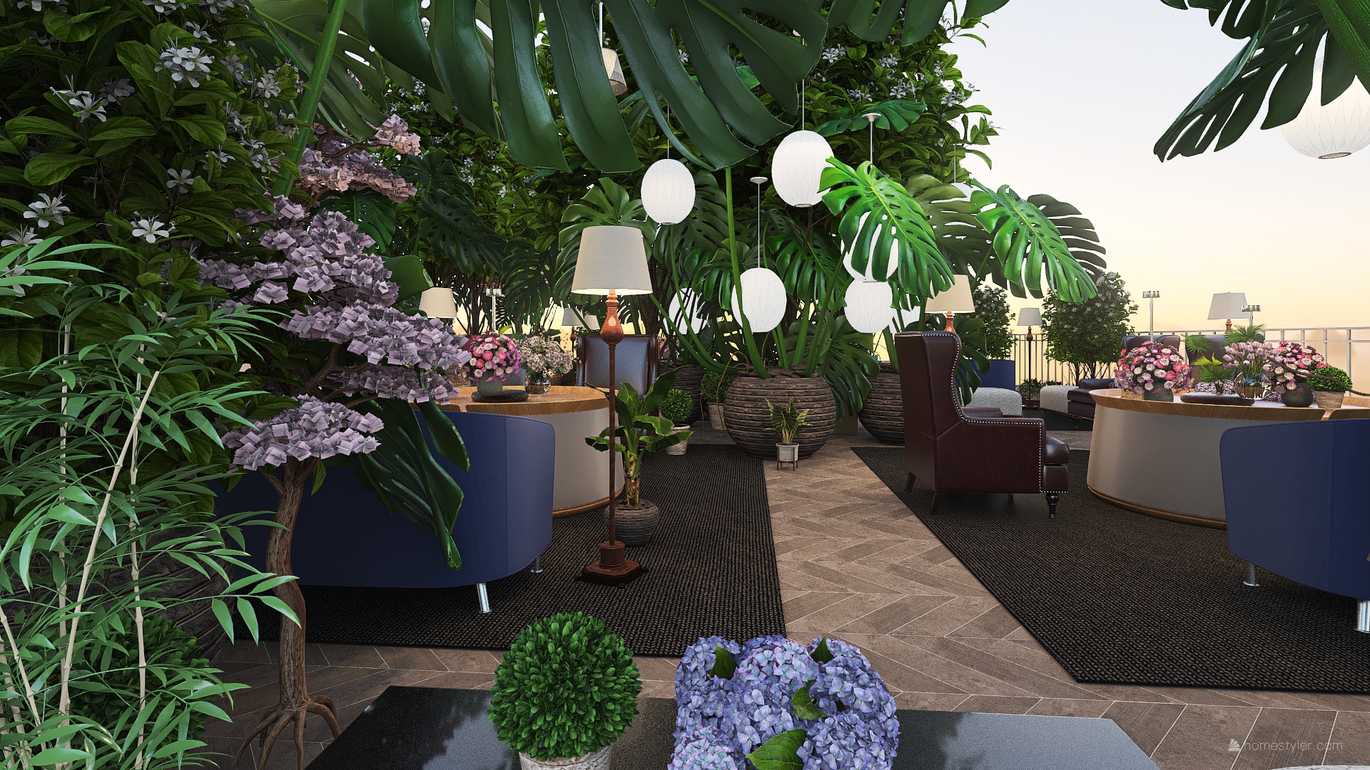 Backyard seating - Virtual Staging and Design-7
