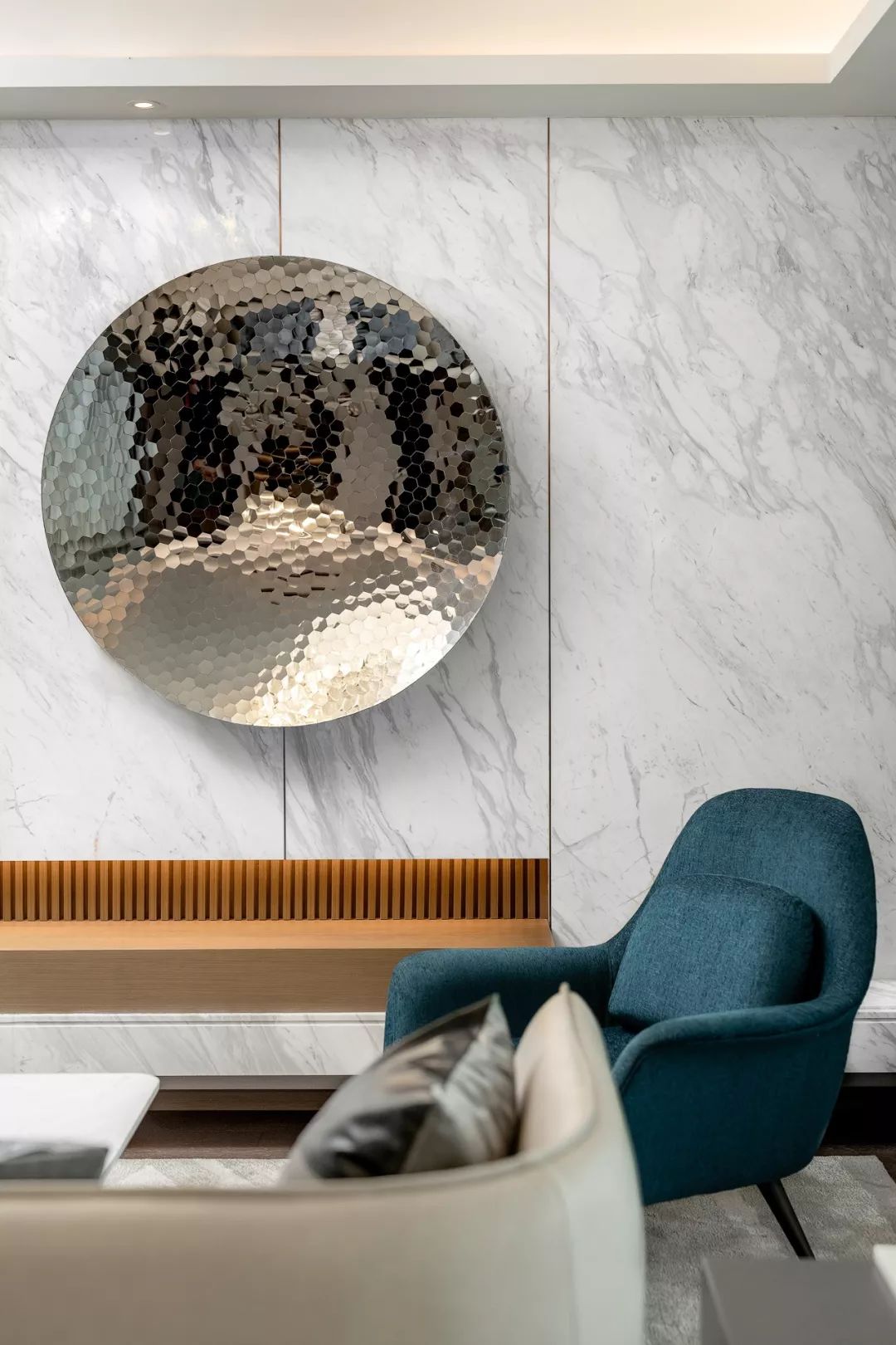 蒂芙尼蓝++ 山茶白，双色公寓演绎高品质生活-34