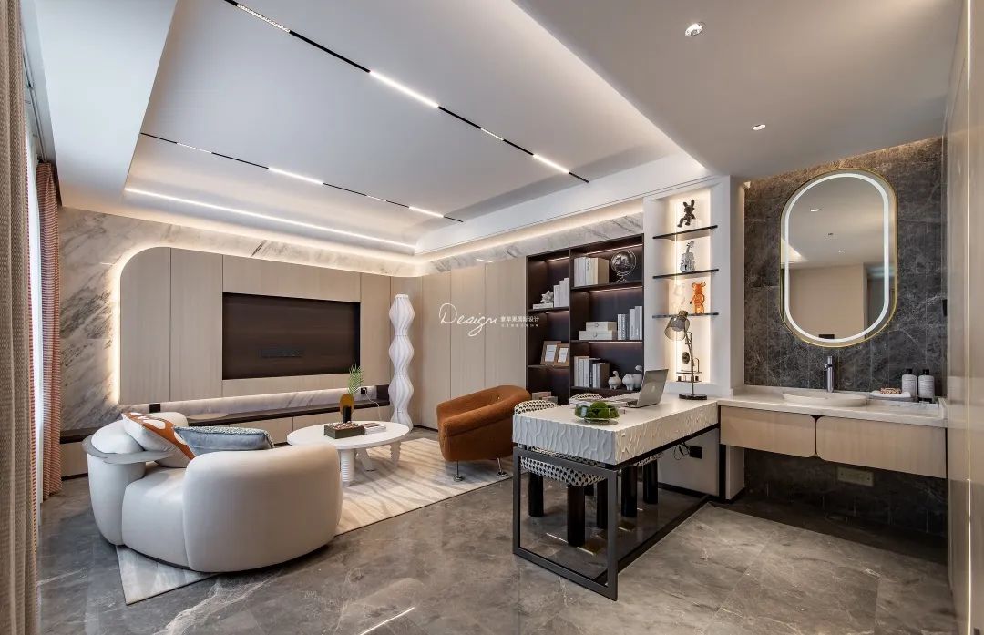 昆明玺珑湾现代轻奢样板房丨中国昆明丨紫苹果国际设计-72